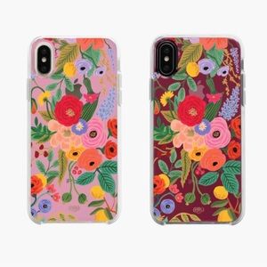 Rifle Paper Co Clear Garden Party Blush iPhone case